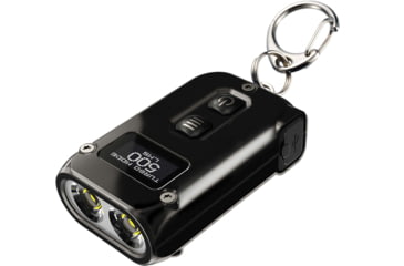 Image of Nitecore TINI 2 500 Lumen Rechargeable Keychain Flashlight, Stainless Steel, Black, 6952506407149