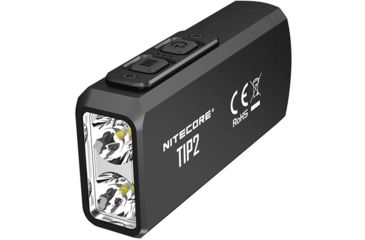 Image of Nitecore TIP-2 1 x Rechargeable Li-ion 2 x CREE XP-G3 S3 LED Keychain Flashlight, 720 Lumens, w/ Magnetic Tail Cap, Black, TIP-2