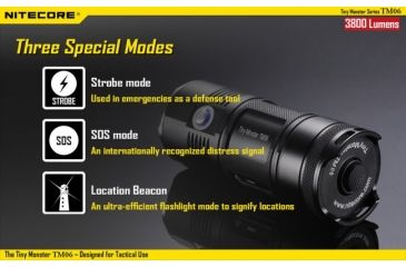 Image of Nitecore TM06 Cree XM-L2 U2 LED Tiny Monster LED Flashlight,3800 Lumens NITECORE-TM06