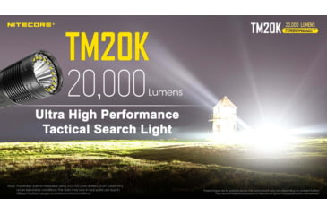 Image of Nitecore TM20K 2000 Lumen Flashlight, Black, 6952506407057