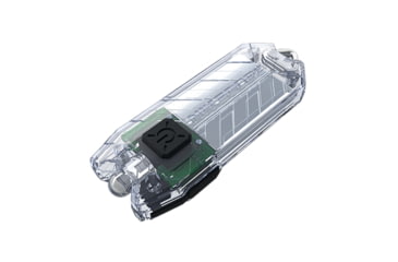 Image of Nitecore TUBE v2.0 55 Lumen USB Rechargeable Keychain Flashlight, Transparent, 6952506405398