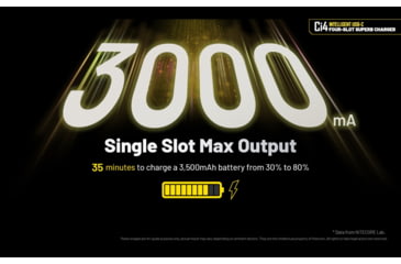 Image of Nitecore Universal Battery Charger, Ci4, Four-Slot, Black, 6952506495368