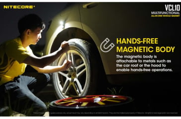 Image of Nitecore VCL10 QuickCharge 3.0 USB Car Charger with White &amp; Red Flashlight, Black, 6952506404735