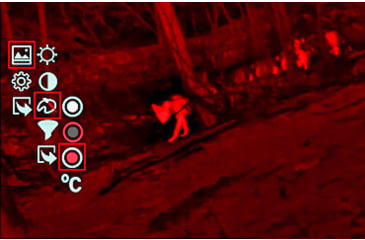 Image of NiteHog Viper 35 Tac Gen 2 1x31.82mm Thermal Monocular and Clip-On