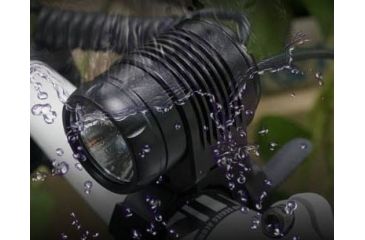 Image of Niteye B10 LED Bike Light - 600 Lumens - Uses 4 x 18650 - Black, Black NITEYE-B10-XML2-BLACK