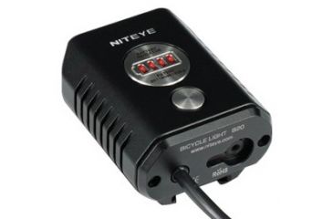 Image of Niteye B20 Dual LED Bicycle Light - 2x CREE XM-L U2 LED - 1200 Lumens - Runs on 4x 18650 rechargeable battery pack - Black, Black NITEYE-B20-XML2-BLACK