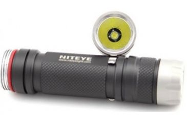 Image of Niteye MSC20 LED Flashlight - 500 Lumens - CREE XM-L U2 LED - Runs on 1x 18650 / 2x CR123A / 2x 16340 batteries (Batteries not Included), Black NITEYE-MSC20-XML2