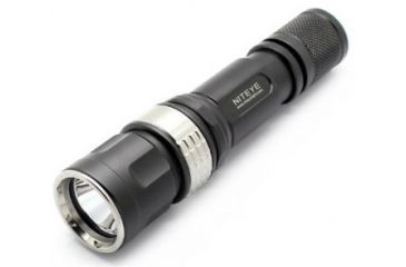 Image of Niteye TF20 LED Flashlight - 480 Lumens - CREE XM-L U2 LED - Runs on 1x 18650 or 2x CR123A batteries (Batteries not Included), Black NITEYE-TF20-XML2