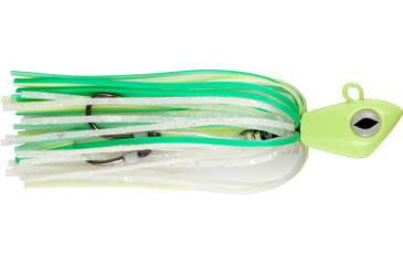 Image of No Alibi Alien Jig Offshore Series, Glow Green/Chartreuse Skirt 2 oz Green Head, NA-AJC2