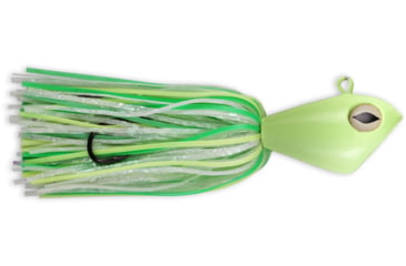 Image of No Alibi Alien Jig Offshore Series, Glow Green/Chartreuse Skirt 8 oz Green Head, NA-AJC8