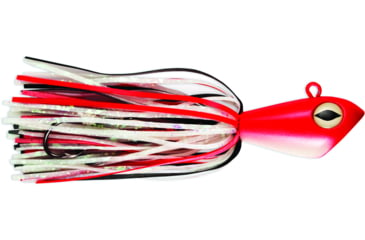 Image of No Alibi Alien Jig Offshore Series, Glow Red/Black Skirt, 6 oz Red Head, NA-AJR6