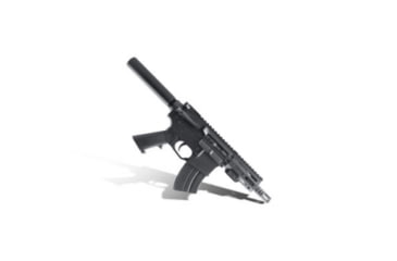 Image of KAK Industry K-15/AR-15 Semi Auto Pistol, 7.62x39mm, 4.75in Barrel, A2 Birdcage Flash Hider, 5/8x24, Aluminum, Tan Frame, 20 Round Capacity, MLOK 4in Handguard, Standard, Tan/Black, MO-811-1004-010