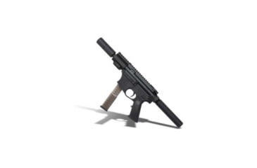 Image of KAK Industry KG-15 Semi Auto Pistol, 9mm NATO, 4in Barrel, Red Frame, MLOK 2.9in Handguard, Glock Compatible, Red, MO-815-1004-011
