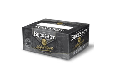 Image of Nobelsport HP Law Enforcement 12 Gauge 27 Pellet 2.75in Buckshot Shotgun Ammunition, #4B, 25 Rounds, ANS124BK10C