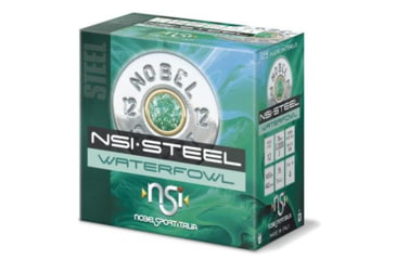 Image of Nobelsport Nobel Sport Steel Waterfowl Shotshells 12 ga 3in 1-1/4 oz 1450 fps Size 3 250/ct Case, ANS123ST3C