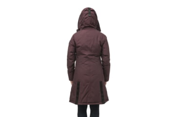 Image of Nobis Alissa Midi Fitted Parka - Womens, Burgundy, Extra Small, ALISSA-CY BURGUNDY-XS