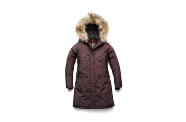 Image of Nobis Alissa Midi Fitted Parka - Womens, Burgundy, Extra Small, ALISSA-CY BURGUNDY-XS