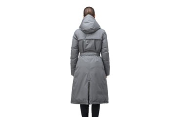 Image of Nobis Lara Belted Parka - Women's, Concrete, Extra Small, LARA_Concrete_XS