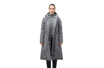 Image of Nobis Lara Belted Parka - Womens, Concrete, Extra Small, LARA-Concrete-XS