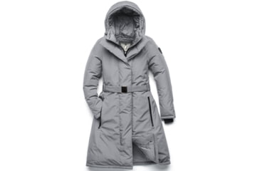 Image of Nobis Lara Belted Parka - Womens, Concrete, Extra Small, LARA-Concrete-XS