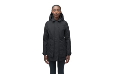 Image of Nobis Terra Ladies Thigh Length Jacket - Womens, 3L Black, Extra Small, TERRA-3L Black-XS