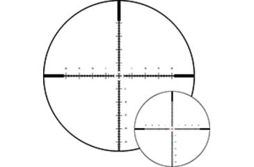 Image of Noblex-Docter Optics Vector Rifle Scope, 5-30x56mm, 34mm Tube, Second Focal Plane, 1/8 MOA, MLR20 Reticle, Black, 56470