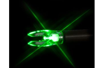 Image of Nockturnal Universal Fit Lighted Nock, Non-Strobing, Green, NT-305