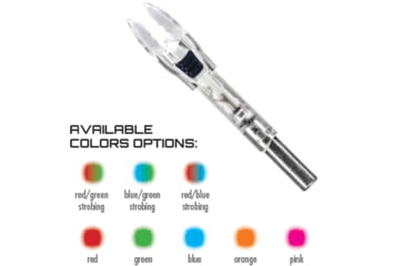 Image of Nockturnal Shift FIT Lighted Nocks Strobing, 3Pk, Red/Blue, 1006864