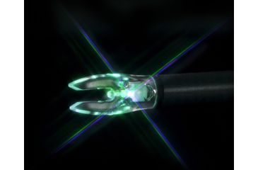 Image of Nockturnal Universal Fit Lighted Nock, Strobing, Blue/Green, NT-320