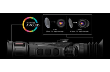 Image of NOCPIX 3.5x35mm SLIM L35 Multi-function Thermal Optic, 384x288, Black, SLIM-L35