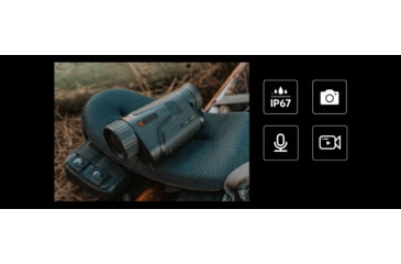 Image of NOCPIX 3.5x35mm LUMI L35 Compact Thermal Monocular, 384x288, Black, LUMI-L35