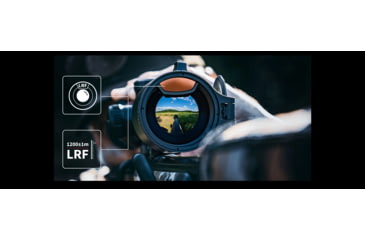 Image of NOCPIX 4x 50mm ACE H50R Rangefinding Thermal Weapon Sight w/Ocular Zoom, 640x512 Sensor, Black, ACE-H50R