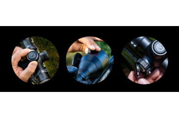 Image of NOCPIX 4x 50mm ACE H50R Rangefinding Thermal Weapon Sight w/Ocular Zoom, 640x512 Sensor, Black, ACE-H50R