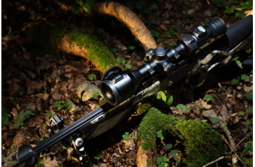 Image of NOCPIX 4x 50mm ACE H50R Rangefinding Thermal Weapon Sight w/Ocular Zoom, 640x512 Sensor, Black, ACE-H50R