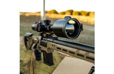 Image of NOCPIX ACE S60R 2x60mm LRF Thermal Weapon Sight with Ocular Magnifier, 1280x1024, Black, ACE-S60R