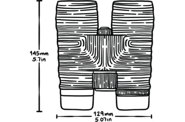 Image of Nocs Provisions Pro Issue 8x42mm Roof Prism Binocular, Harbor Blue, NOC-PRO-BL2
