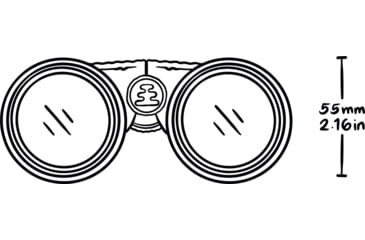 Image of Nocs Provisions Pro Issue 8x42mm Roof Prism Binocular, Harbor Blue, NOC-PRO-BL2