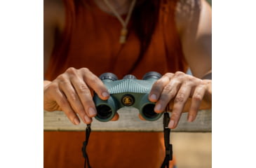 Image of Nocs Provisions Standard Issue 8x25mm Roof Prism Waterproof Binoculars, Rugged, Cypress Green, NOC-STD-GN1