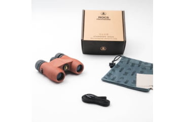 Image of Nocs Provisions Standard Issue 8x25mm Roof Prism Waterproof Binoculars, Rugged, Flat Earth Brown, NOC-STD-ERT