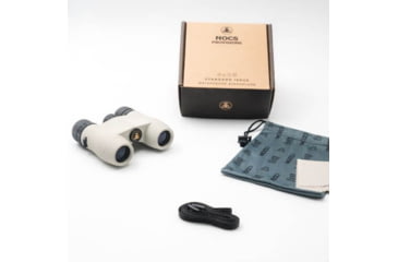 Image of Nocs Provisions Standard Issue 8x25mm Roof Prism Waterproof Binoculars, Rugged, Granite Gray, NOC-STD-GRY