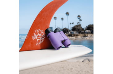 Image of Nocs Provisions Standard Issue 8x25mm Roof Prism Waterproof Binoculars, Rugged, Iris Purple, NOC-STD-PRP