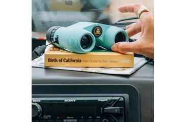 Image of Nocs Provisions Standard Issue 8x25mm Roof Prism Waterproof Binoculars, Rugged, Sea Foam Green, NOC-STD-GN2