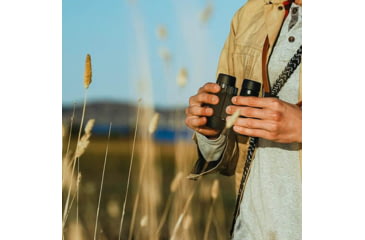 Image of Nocs Provisions Standard Issue 8x25mm Roof Prism Waterproof Binoculars, Rugged, Squid Ink Black, NOC-STD-BLK