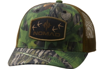 Image of Nomad Camo Turkey Trucker Hat Mossy Oak Shadowleaf Adjstbl