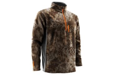Image of Nomad Southbounder Camo 1/4 Zip Fleece, Kryptek Banshee, M N1300004BSEM