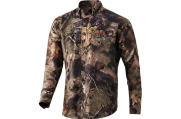 Image of Nomad Stretch Lite Ls Button Down Mossy Oak Migrate Xx-lrg
