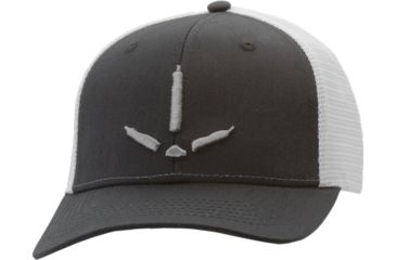 Image of Nomad Turkey Track Trucker Hat Black/white Adj Snapback Osfm