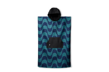 Image of Nomadix Changing Poncho, Copacabana Navy Teal, Medium/Large, CP-COPA-102