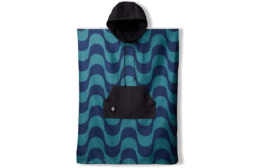 Image of Nomadix Changing Poncho, Copacabana Navy Teal, Small/Medium, KCP-COPA-102