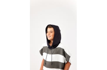 Image of Nomadix Changing Poncho, Stripes Noll Black, Small/Medium, KCP-STRP-101